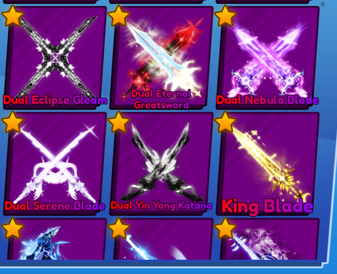 blade ball inventory (read description)