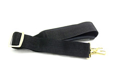 HEAVY DUTY WEB LIKE 1 1/2 INCH ADJUSTABLE BLACK CAMERA OR CAMERA BAG STRAP MINT