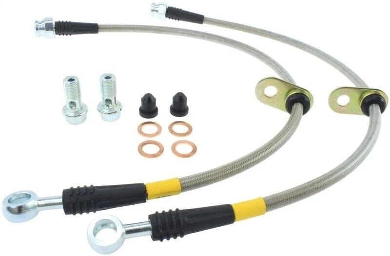 Stoptech 950.40014 for 06-14 Honda Ridgeline Stainless Steel Front Brake Lines - Image 3 of 4