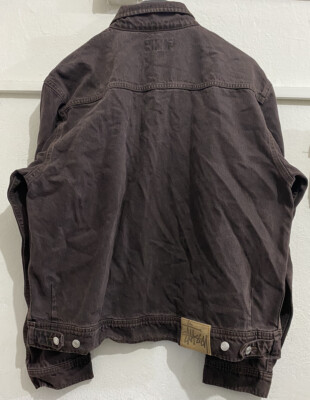 STUSSY ZIP WORK JACKET DENIM Size M Ç | eBay STUSSY ZIP WORK JACKET DENIM Size M Ç | eBay