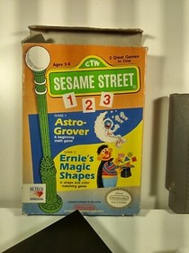 Sesame Street 123 Nintendo NES - Game and Box no Manual