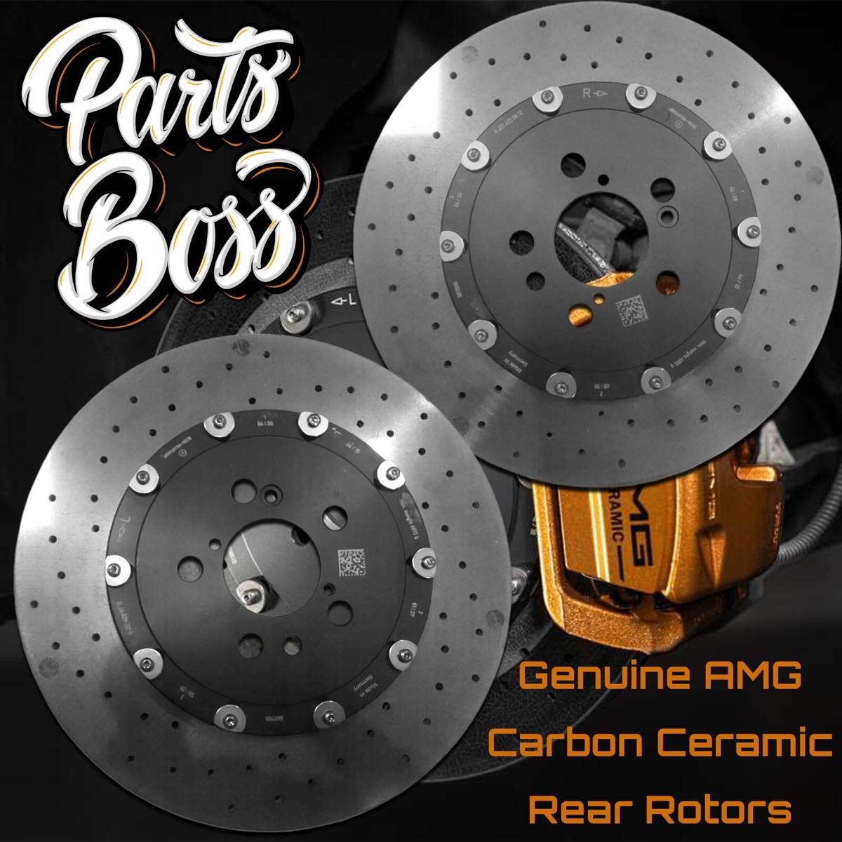 merci　15 Mercedes AMG GT GT63s E63s SL63 S63 Rear Carbon Ceramic Brake