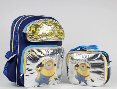 Minion Despicable Me 16'' inches Backpack & Lunch Box - Bello! New with Tags