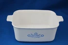 VTG CORING WARE 1 1/2 QT BLUE CORNFLOWER P-4 -LOAF PAN
