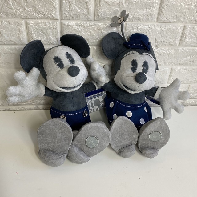 limited release mickey and minnie plush dolls