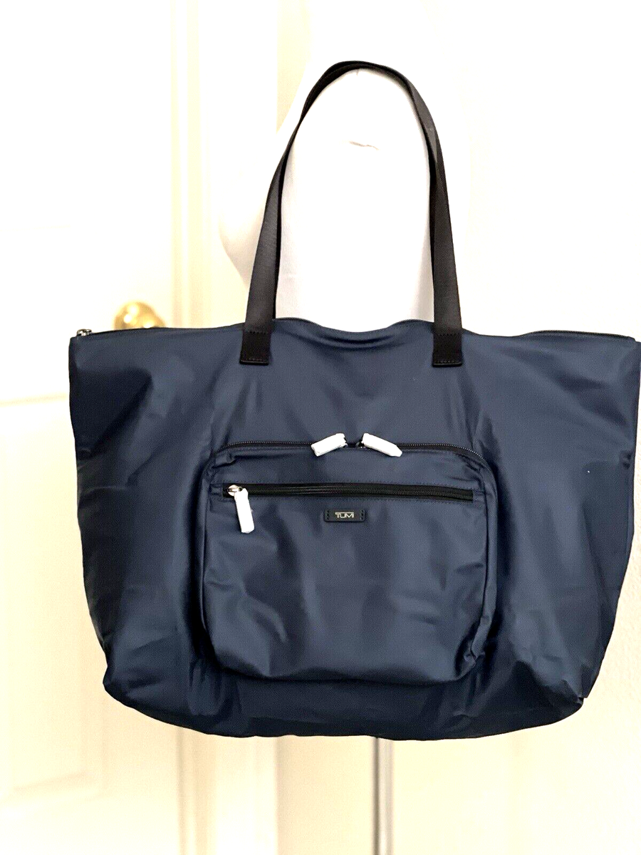 TUMI Denton Packable Tote 142599-1596 Navy Blue | With Tags