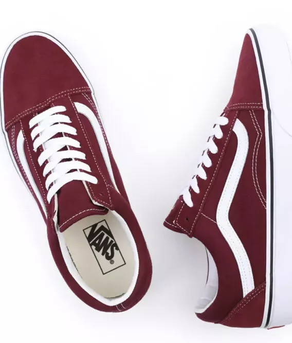 Vans old shop skool platform burgundy