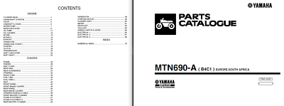 2018-2021 Yamaha MT-07 (MTN690-A) Service Owner's & Parts Manual CD