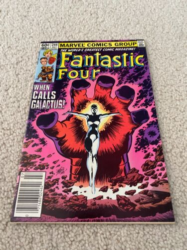 Fantastic Four 244 Fine+ 6.5 Thing Antorcha Humana Caña Richards Marvel