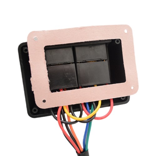 Kit de interruptor basculante universal de 3 cerraduras de puerta ventanas eléctricas 12V para dos puertas delanteras - Imagen 7 de 9