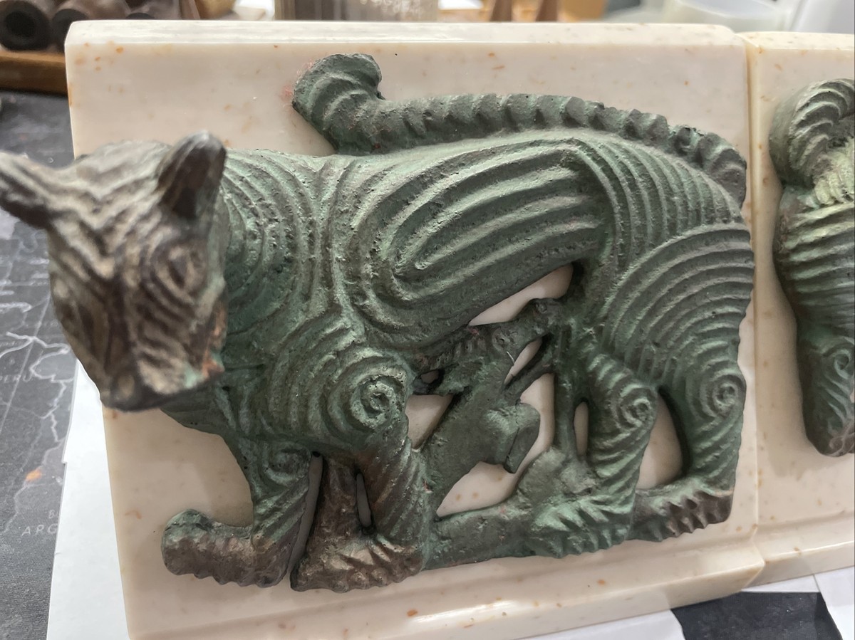 Pair of Vintage Resin Figural Tiger Bookends | eBay Pair of Vintage Resin Figural Tiger Bookends | eBay
