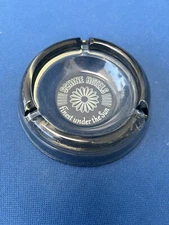 Schine Hotels Smoke Glass Ashtray- COLLECTOR ALERT 