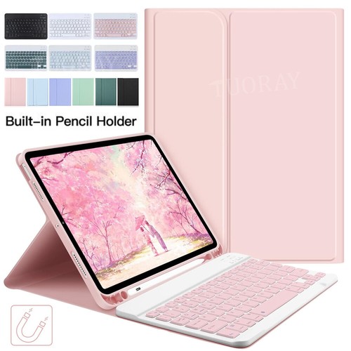 Keyboard Case Cover For 2024 iPad Air 11" M2 6/7/8/9/10th Gen Air 3 4 5