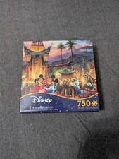 Disney Thomas Kinkade Studios Mickey  Minnie Hollywood 750pc Puzzle 24x18