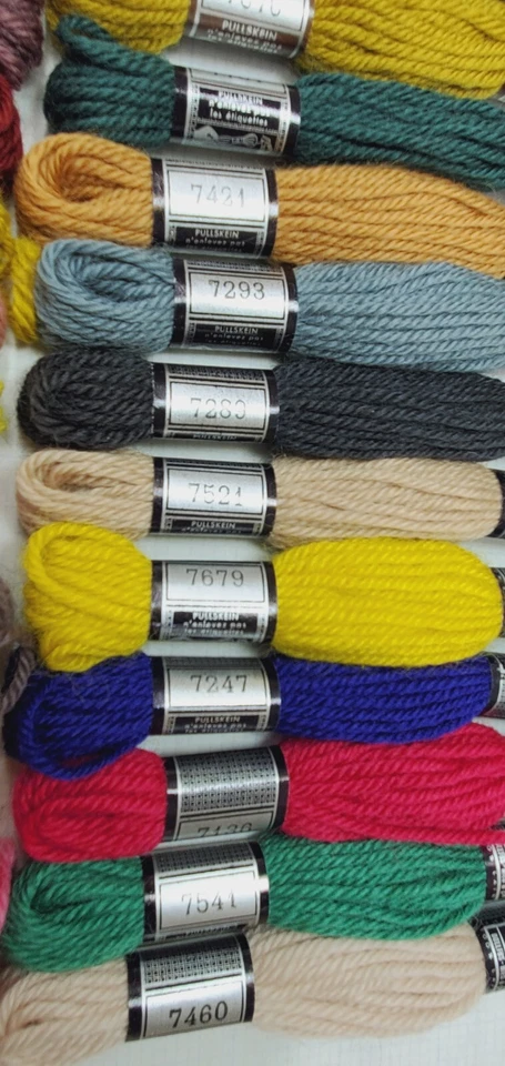 Lot 31 Skeins DMC Laine Wool Persian Yarn Floss Crewel Needlepoint 31 Colors B - Image 3 of 4