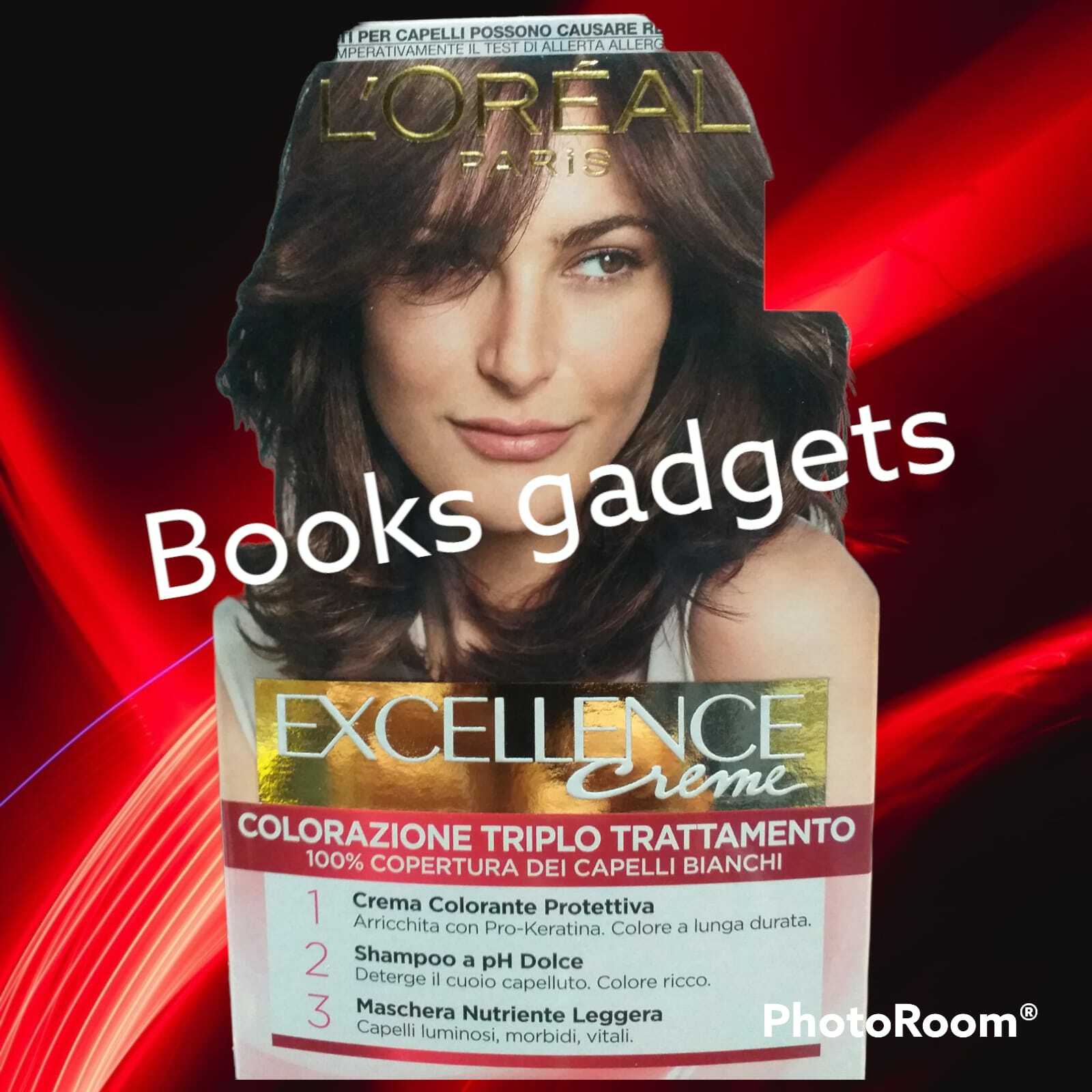5 Conf. L'oreal Excellence Creme N°4 Castano Tintura Triplo Trattamento Capelli