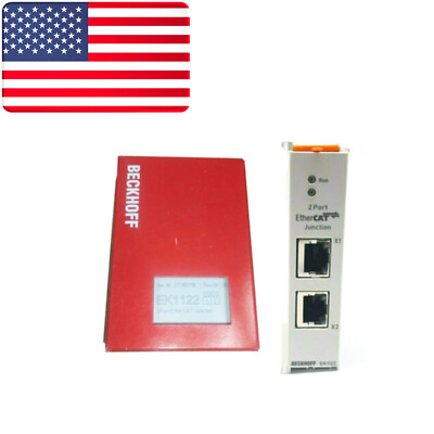 One Brand New BECKHOFF EK1122 2-port EtherCAT Junction - US Stock