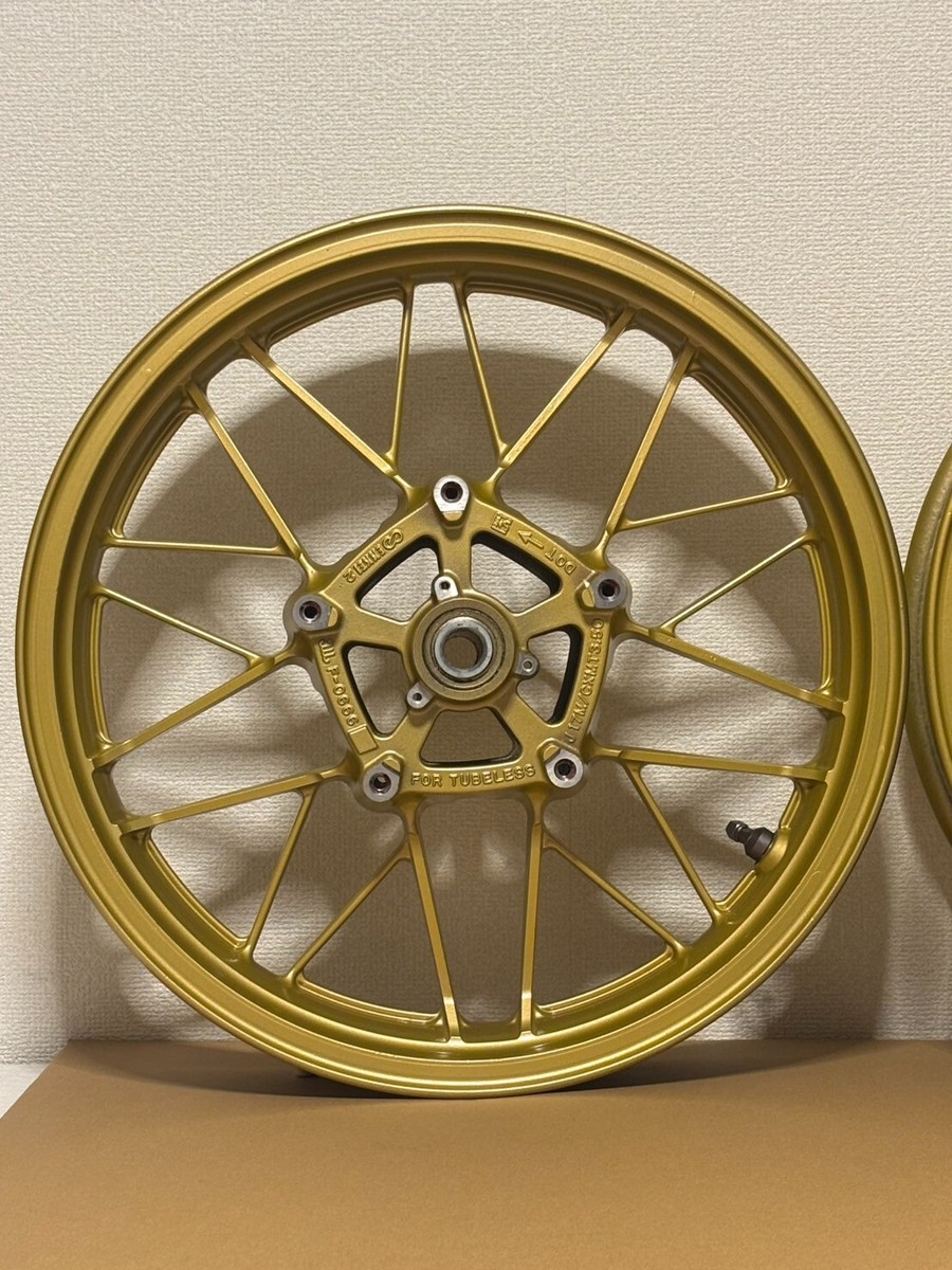 KAWASAKI Z900RS Genuine OEM Gold Wheels FRONT：3.50-17