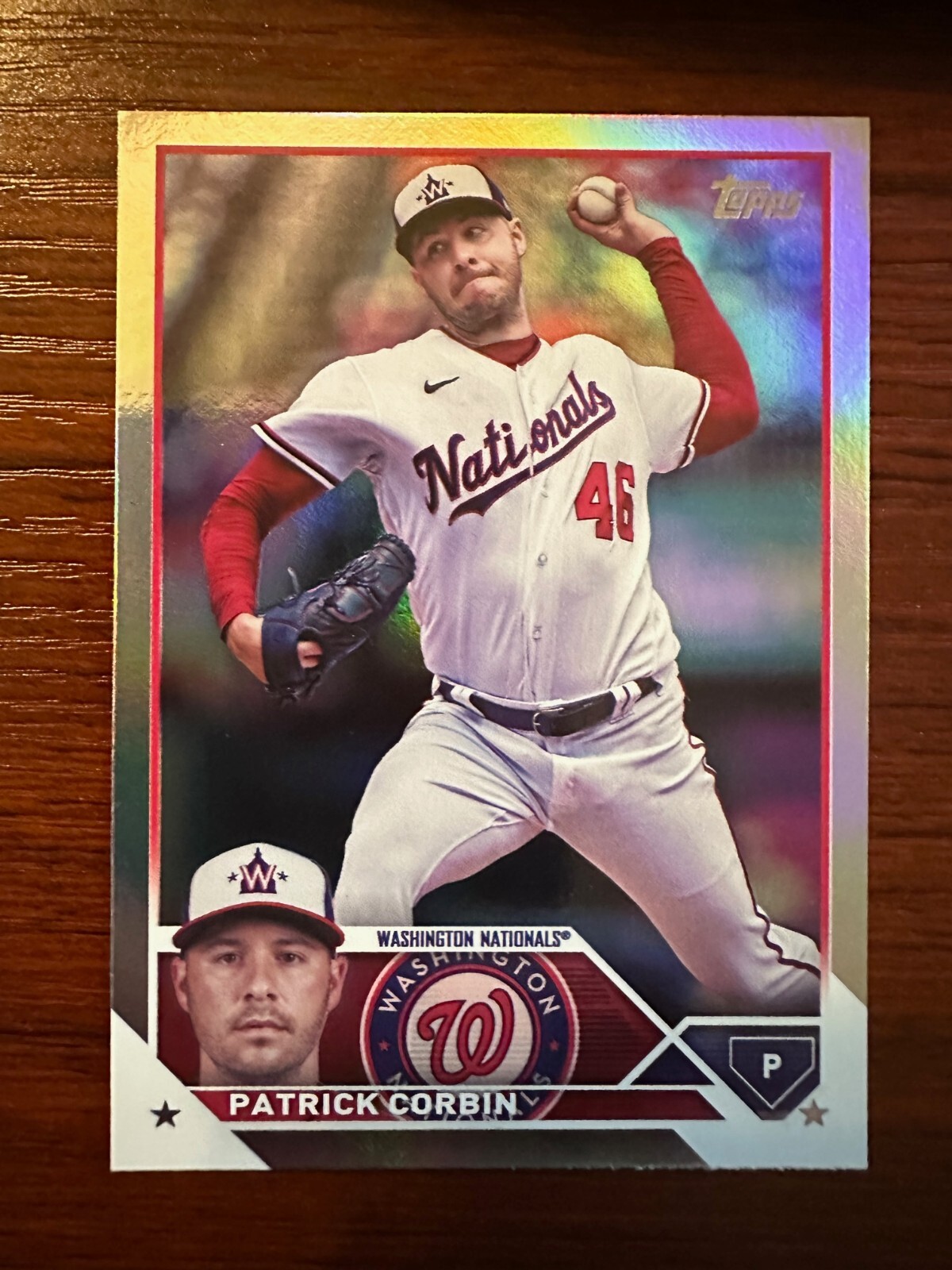 PATRICK CORBIN 2023 Topps Update #US172 Rainbow Foil - Nationals