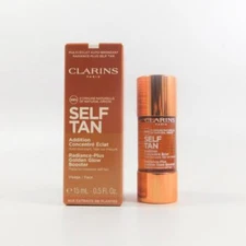 Clarins Self Tan Radiance Golden Glow Booster 0.5 oz / 15ml *NEW IN BOX*