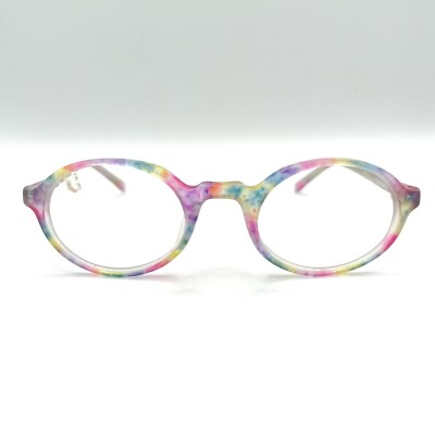 Face colors Germany Vintage Brille 8531 Kunststoff rosa gelb blau 49/21 135