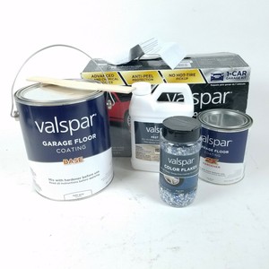 Valspar Garage Floor Coating 2 Part Epoxy Concrete Floor Coating