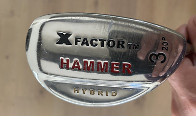 X FACTOR HAMMER HYBRID CLUB  20° LOFT METAL 3 WOOD LOW TORQUE SMART SHAFT - RH