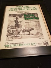 Harry Simeone Chorale Little Drummer Boy Rare Original Promo Poster Ad Framed #2