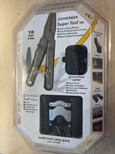 Leatherman Super Tool 200 Multi-Tool Value Pack Rare Collectible USA New