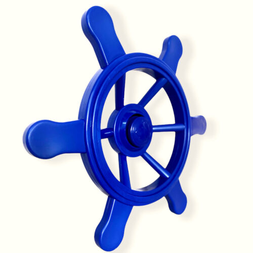 2 Handgriffe + Lenkrad + Fernrohr Zubehörset Sparset Spielturm Set Zubehör blau - Bild 3 von 7
