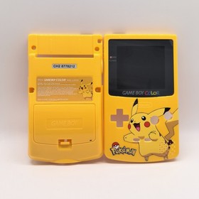 Game Boy Color Pokemon Special Pikachu Edition Nintendo System Game Console