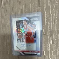 Panini 2018-19 Prizm Signatures Silver Prizm Autograph Zach LaVine #S-ZLV Bulls