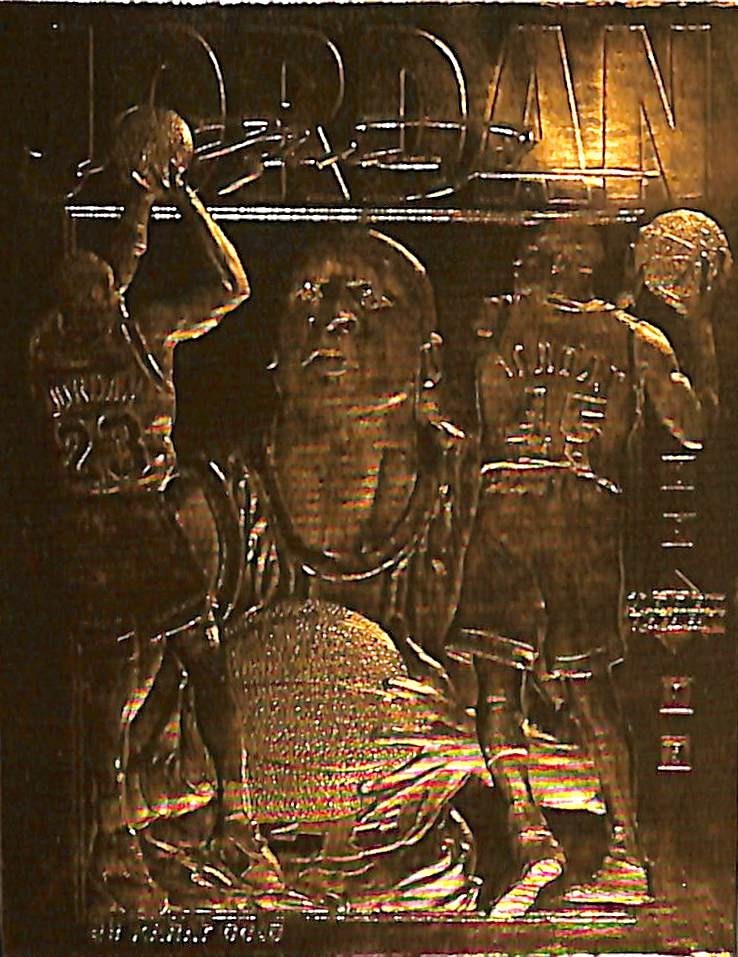 1995 Upper Deck Authenticated 23k Gold Michael Jordan /50000