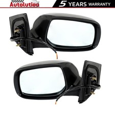 Pair Left Right Power Mirror Heated For Toyota Corolla 2009-13 Manual Folding