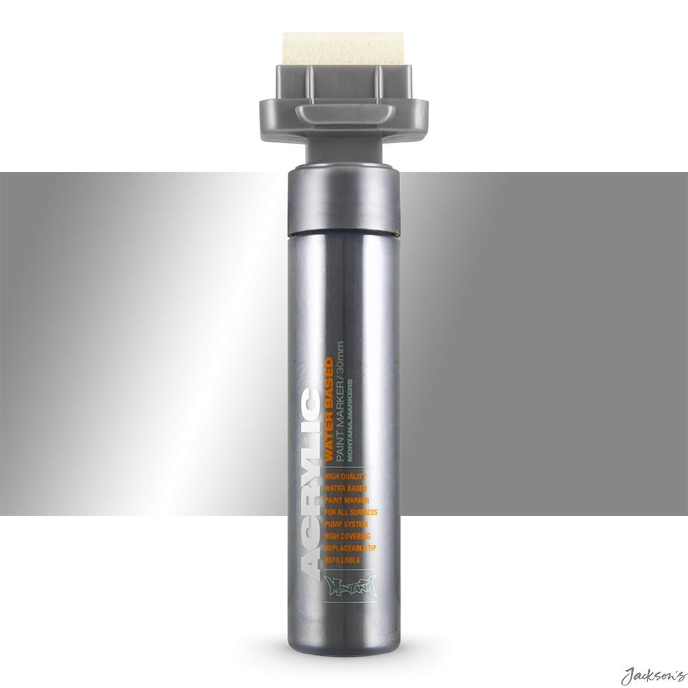 Montana Acrylic Marker Paint Pen 30mm Silver Outline For Multi Surface Art