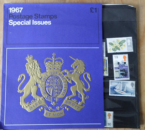 Stamps GB Collectors Pack 1967 and1969 