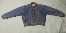 Vintage Diesel Denim Jacket Coat Insulated READ FULL DESCRIPTION