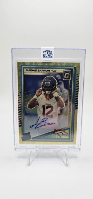Jahdae Barron Rookie #/1 2025 Donruss Optic Gold Vinyl