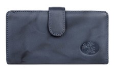 Julia Buxton Heiress Pik-Me-Up Checkbook Keeper Navy,Wallets