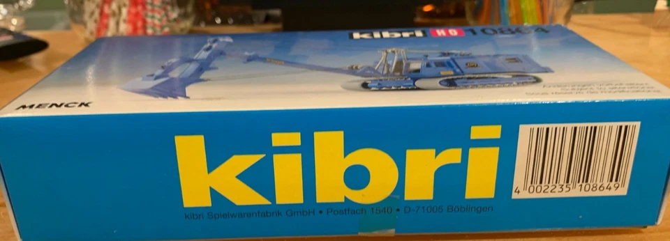 Rare Kibri HO #108364 Menck Grapple Excavator Model Kit Factory Sealed Box - Image 3 of 4
