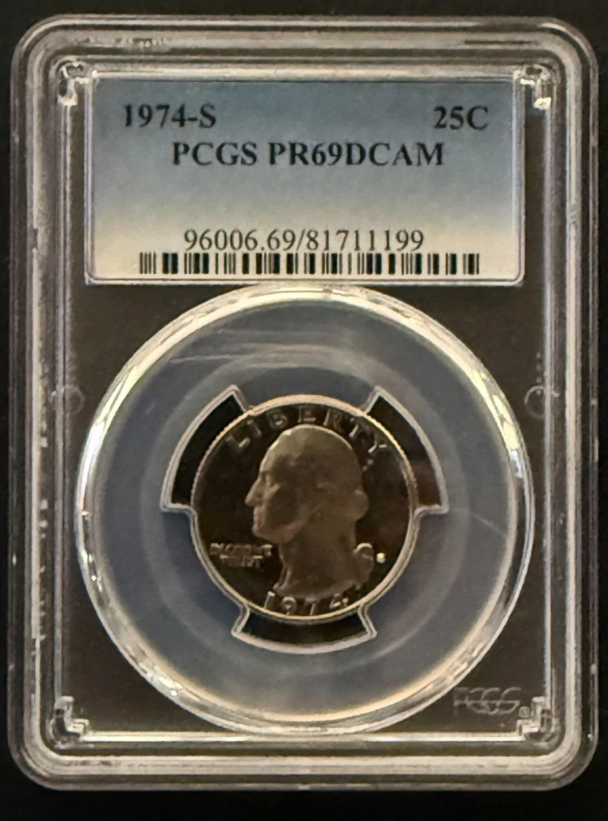 PR 69 Graded 1974 Washington Quarters (1932-1998) for sale | eBay