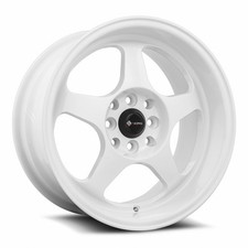 Llanta Vor Wheels SP1 16x8 4x100/4x114.3 ET20 73.1CB totalmente blanca