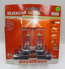 Sylvania 9006 Silverstar Ultra Headlight Bulbs Open Package