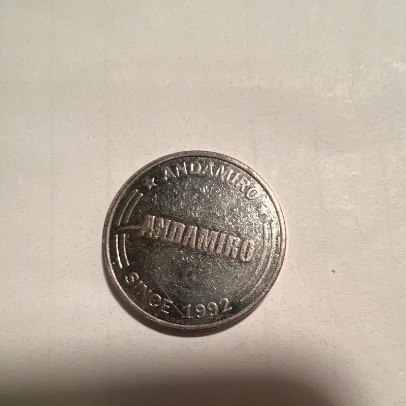 ANDAMIRO Since 1992 Token Coin - "ANDAMIRO" "Since 1992"