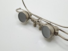 VINTAGE CARL ZEISS JENA 2X MAGNIFIER EYEGLASSES MAGNIFYING GLASES SERGEONS LOUPE