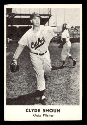 1950 Remar Oakland Oaks Baseball #22 Clyde Shoun VG/EX *e1