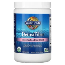 Garden of Life DetoxiFiber Special Detoxification Fiber Blend 300 g Dairy-Free,