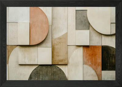 Geometrisches Wandbild Gerahmtes Wandbild Poster Leinwanddruck Bild
