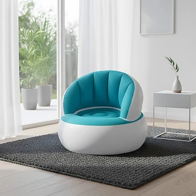 Inflatable Lounger Blow up Sofa Chair Beach Pool Camping Air Bed Seat Couch UK - Image 1 of 4