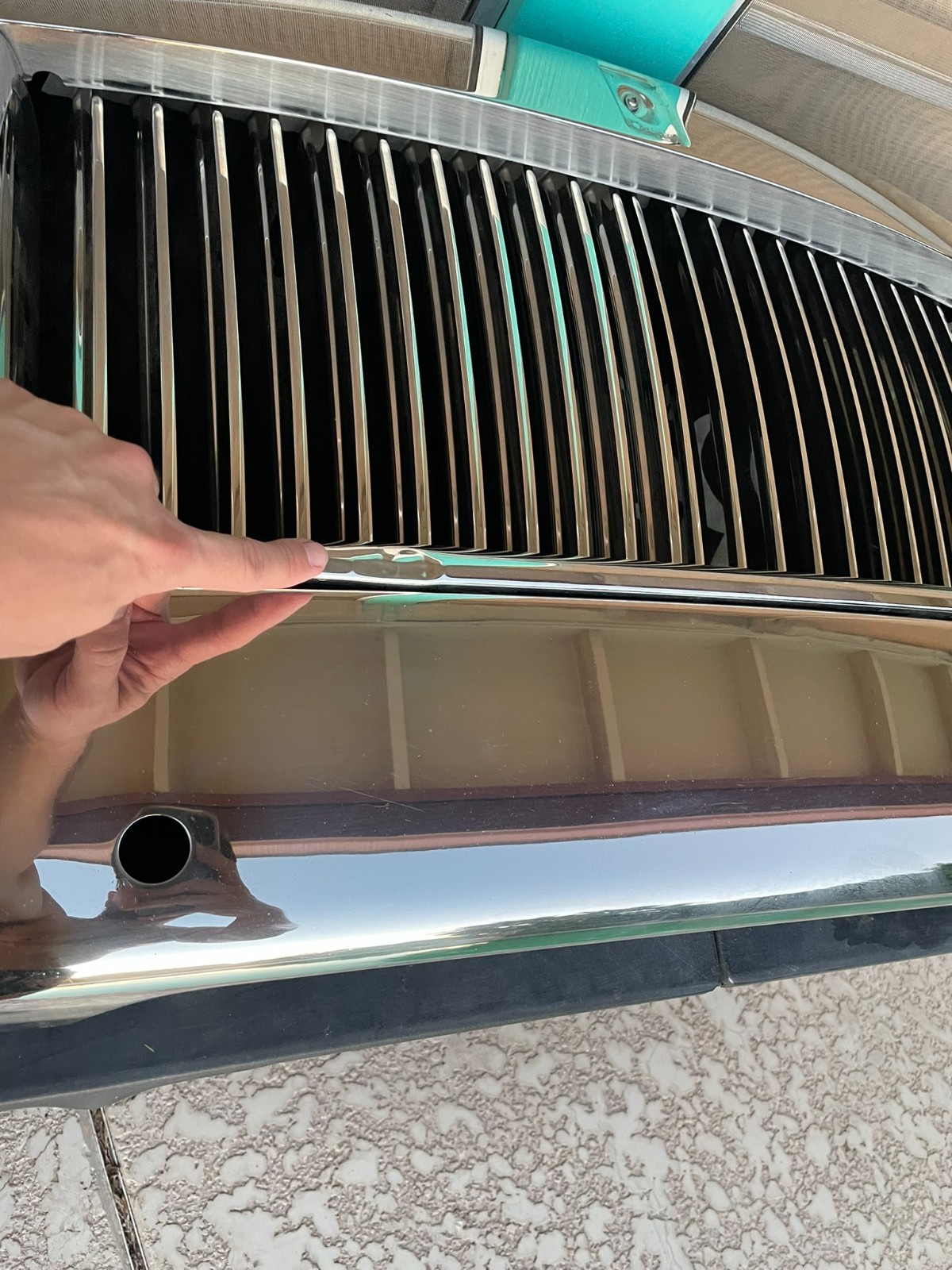 Rolls-Royce Ghost 2015-2018 Bumper grille Chrome